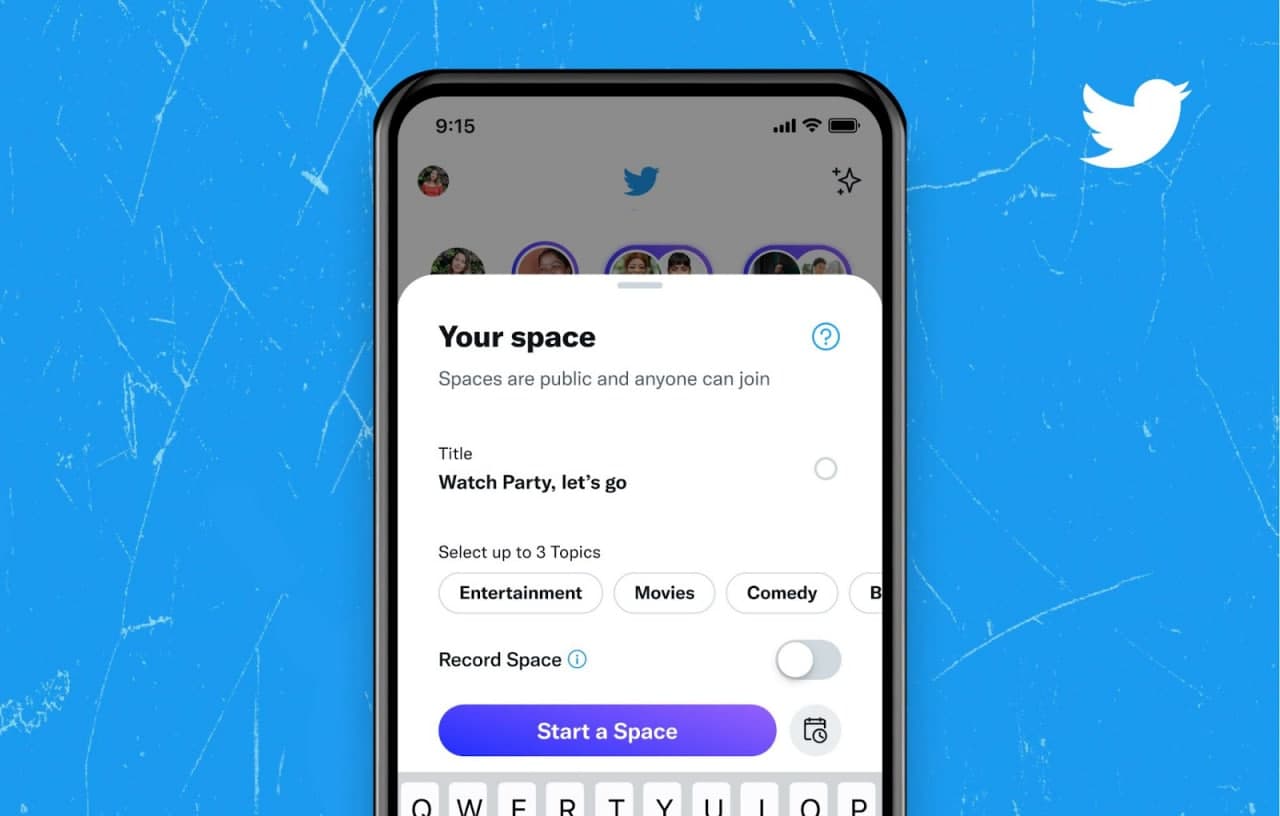 Twitter allows you to access the Spaces service without the need for an account